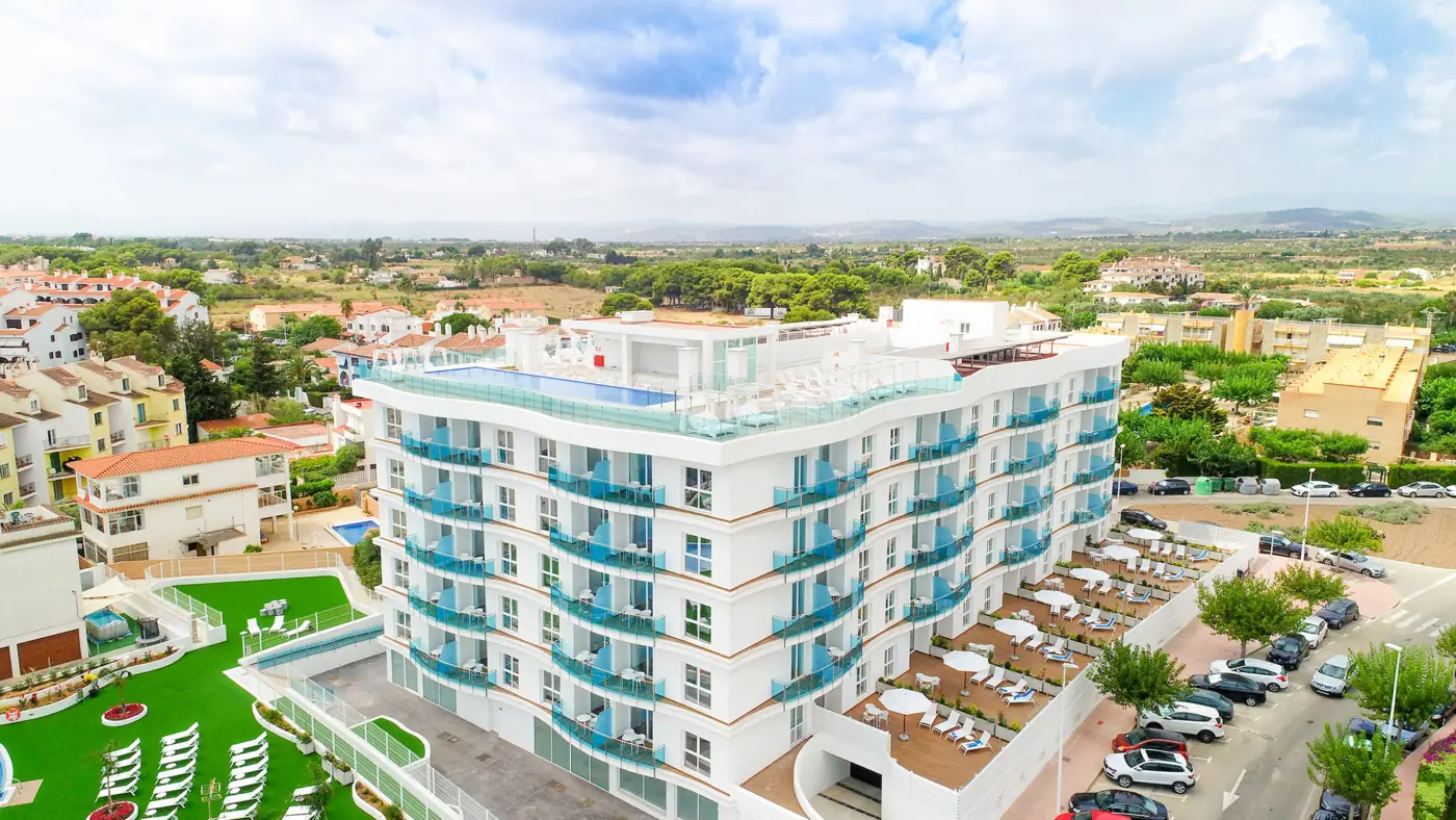 Terrassen der Apartments von Alcossebre Sea Experience